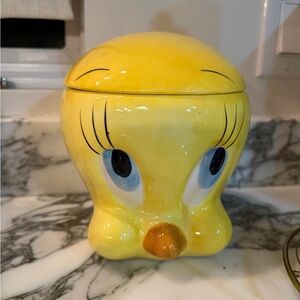 Yellow Tweety Bird Cookie Jar